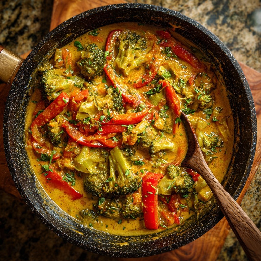 Healthy Dinner Vegetable Coconut Curry