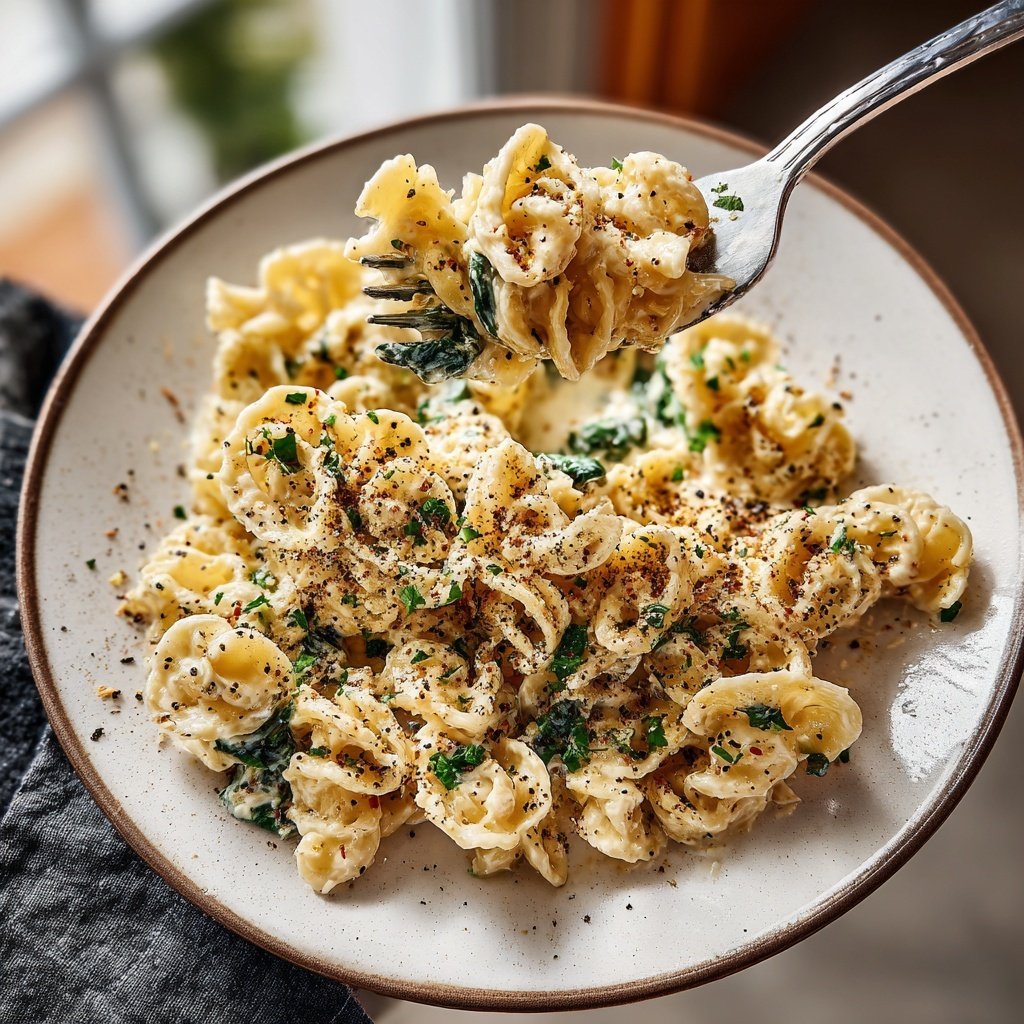 Creamy Spinach Ricotta Pasta