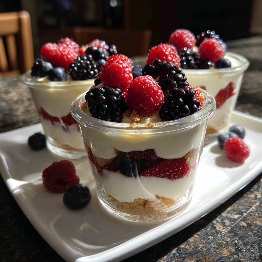 Vanilla Berry Yogurt Parfaits