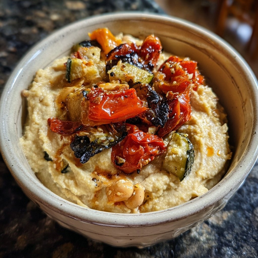 Roasted Veggie White Bean Bowl