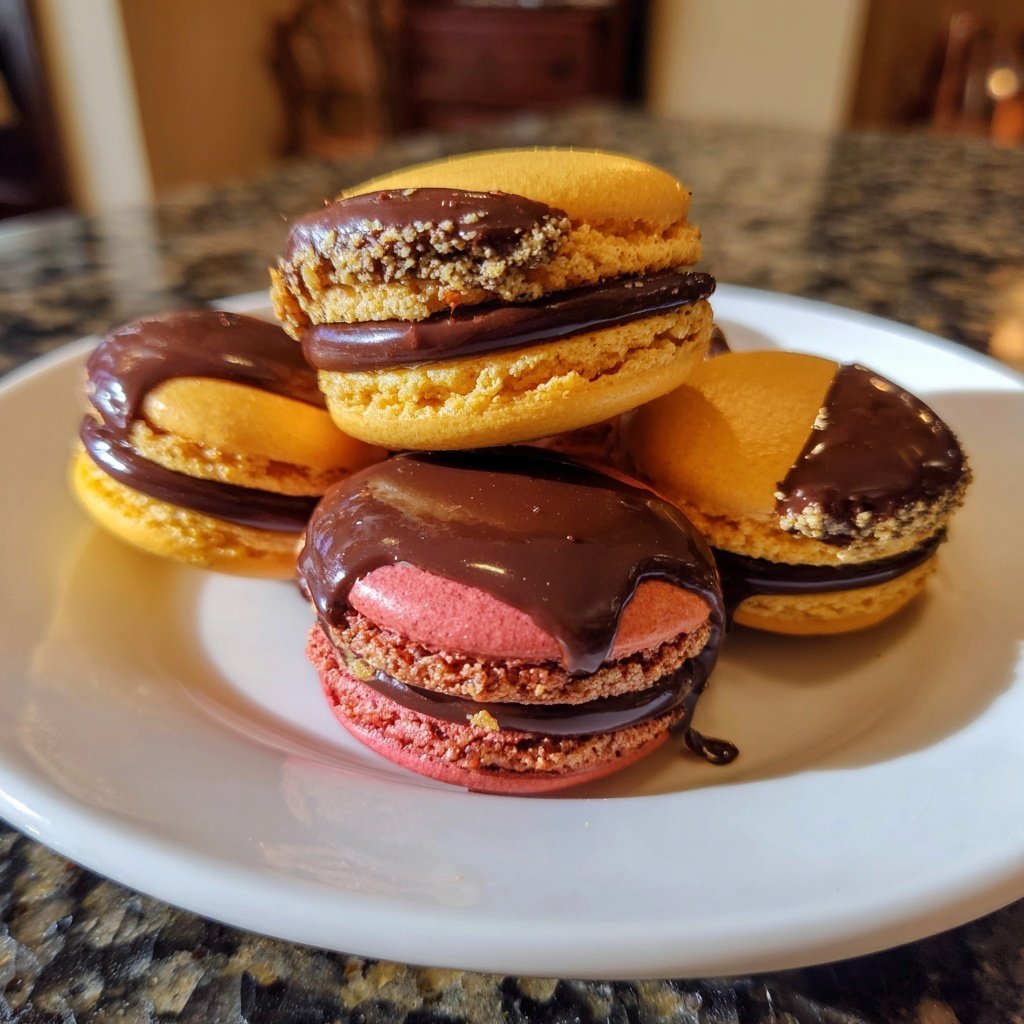 Macarons with Chocolate Ganache