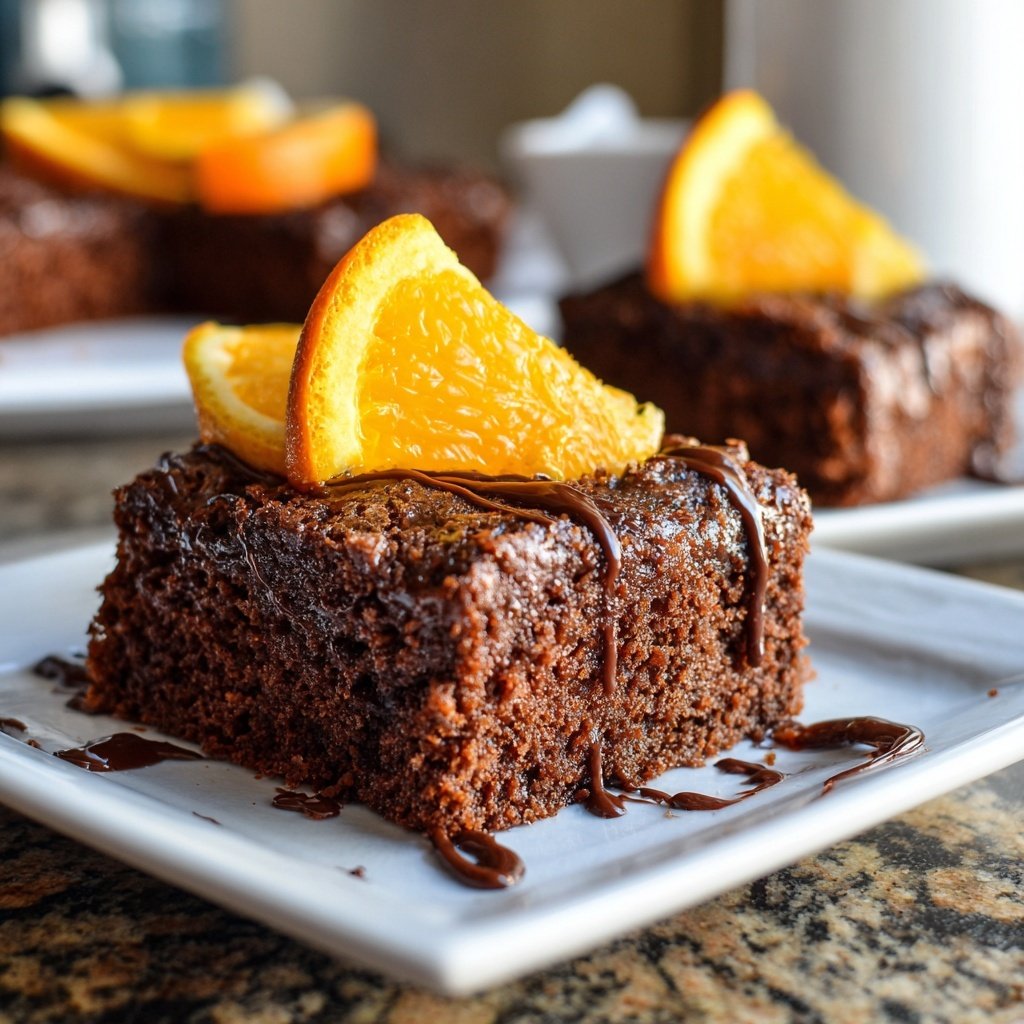 Chocolate Orange Snack Cake