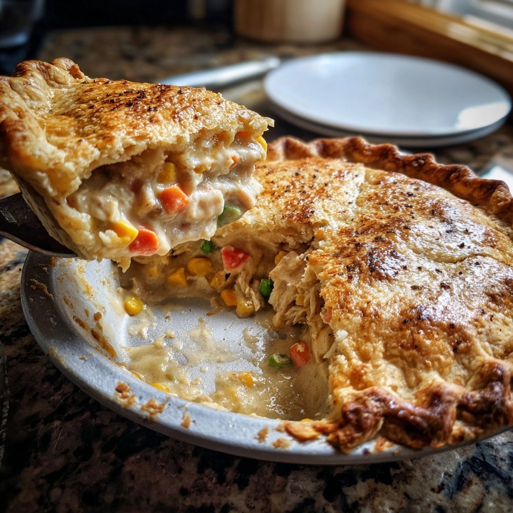 Chicken Pot Pie With Flaky Crust