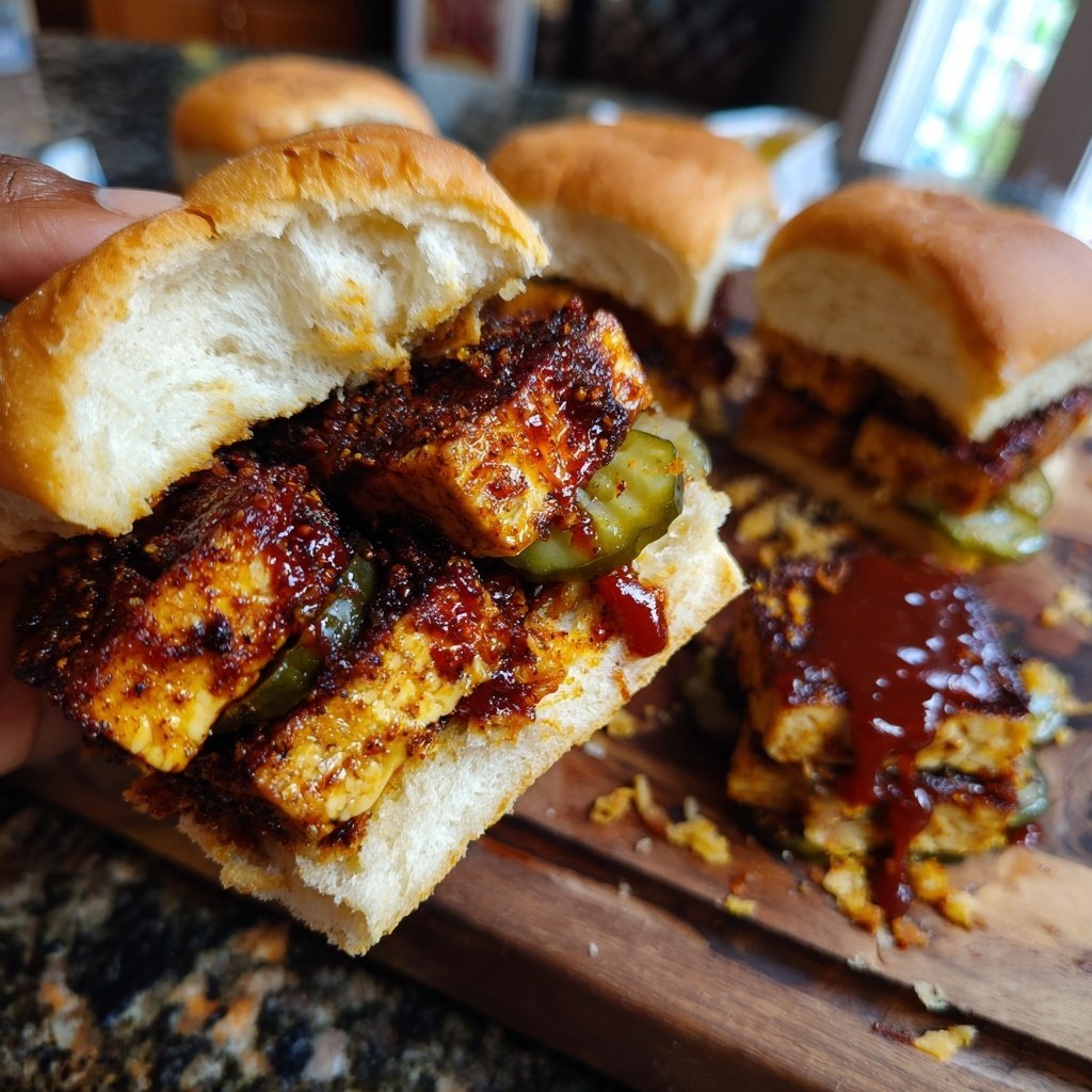 BBQ Tofu Sliders