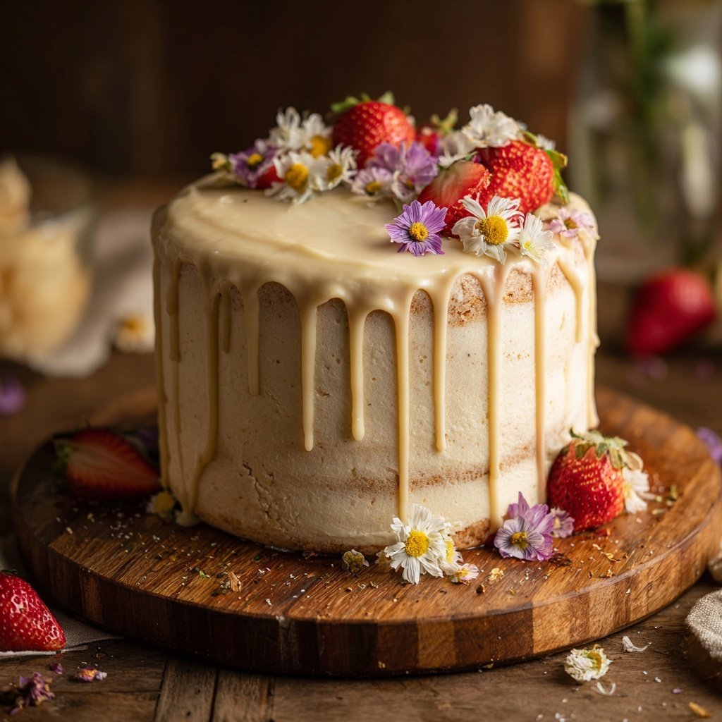 Spring Vanilla Bean Cake