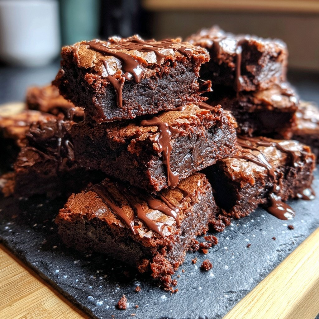 Crispy Edge Sourdough Brownies
