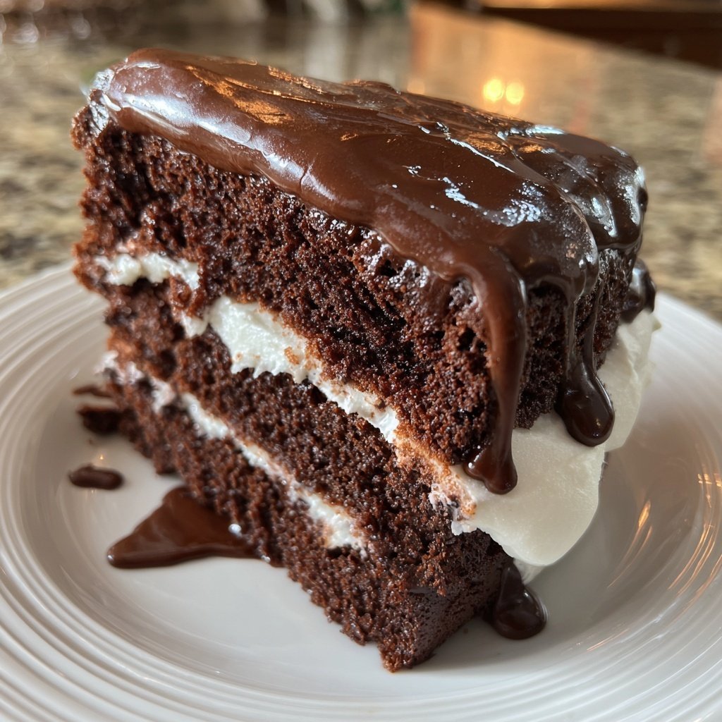 Chocolate Cake With Milk Frosting