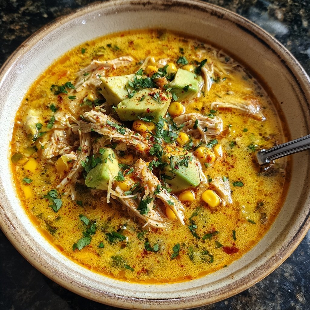 Creamy Chicken Tortilla Soup