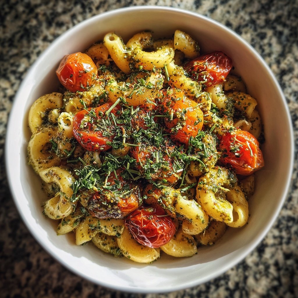 Mediterranean Chickpea Pasta