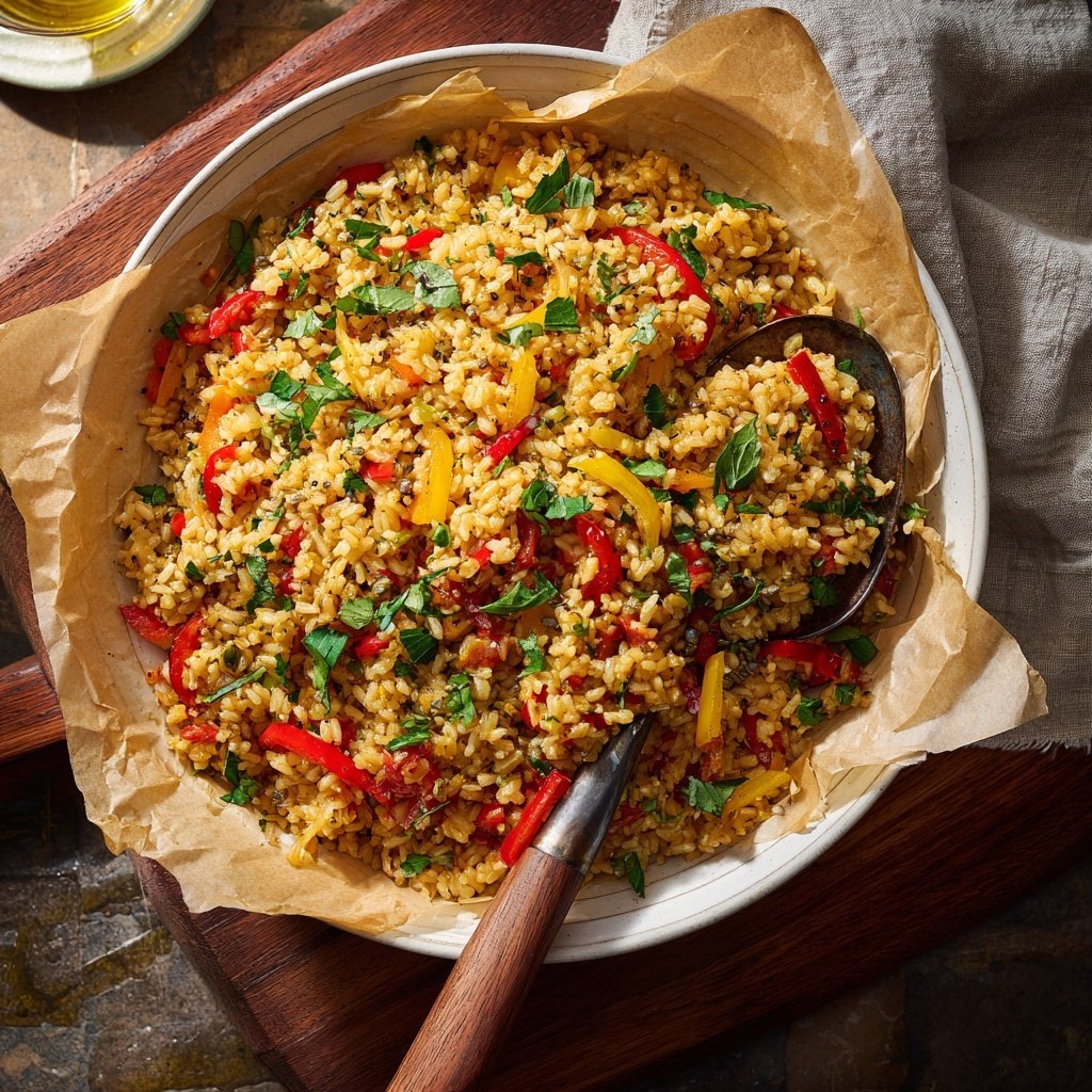 Mediterranean Lentil Rice