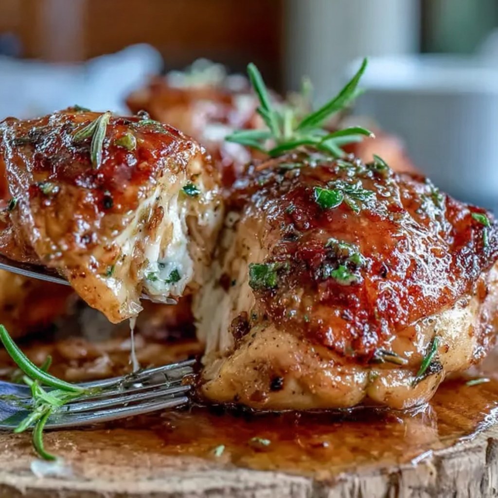 Healthy Chicken With Honey Mustard Glaze