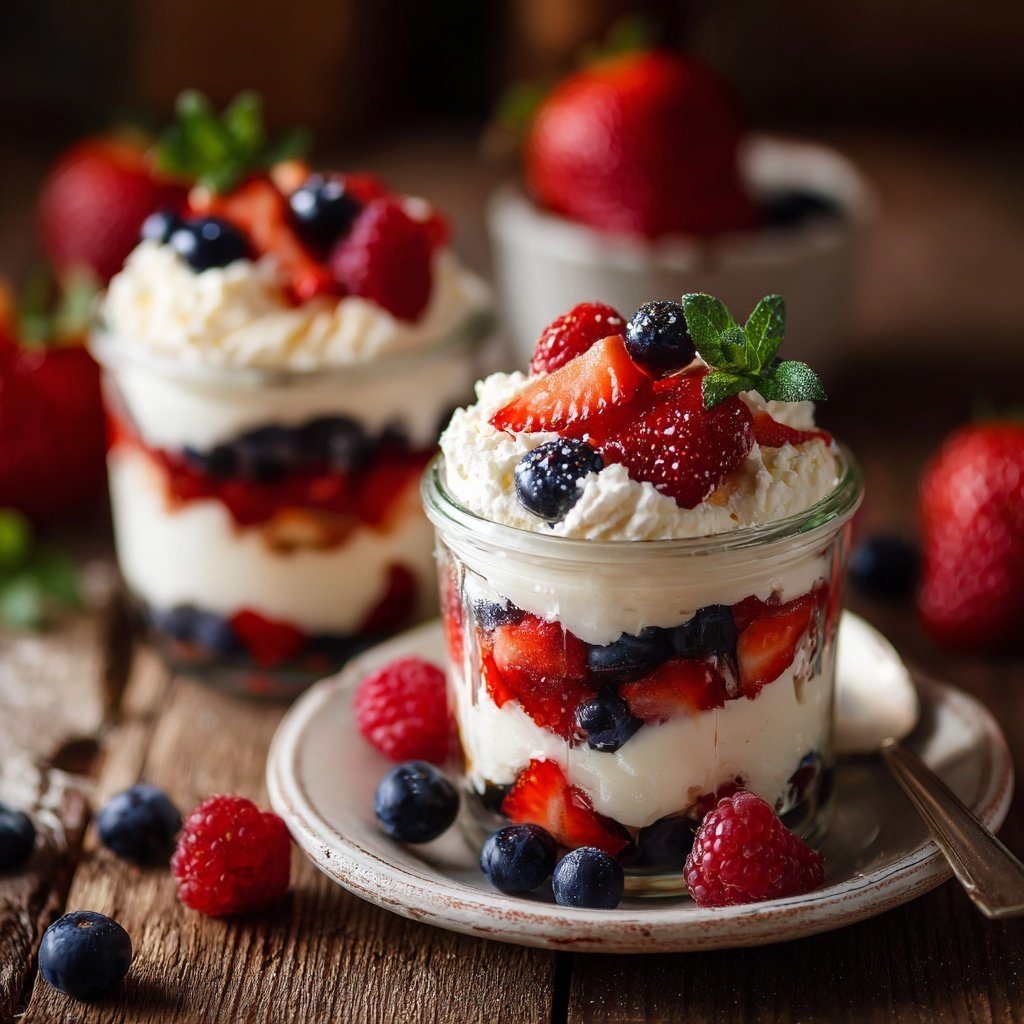 Berry Parfaits for Valentine’s Day