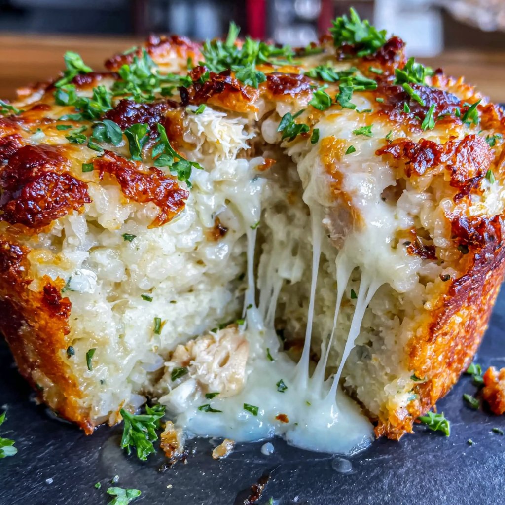 Cheesy Chicken And Rice Bake